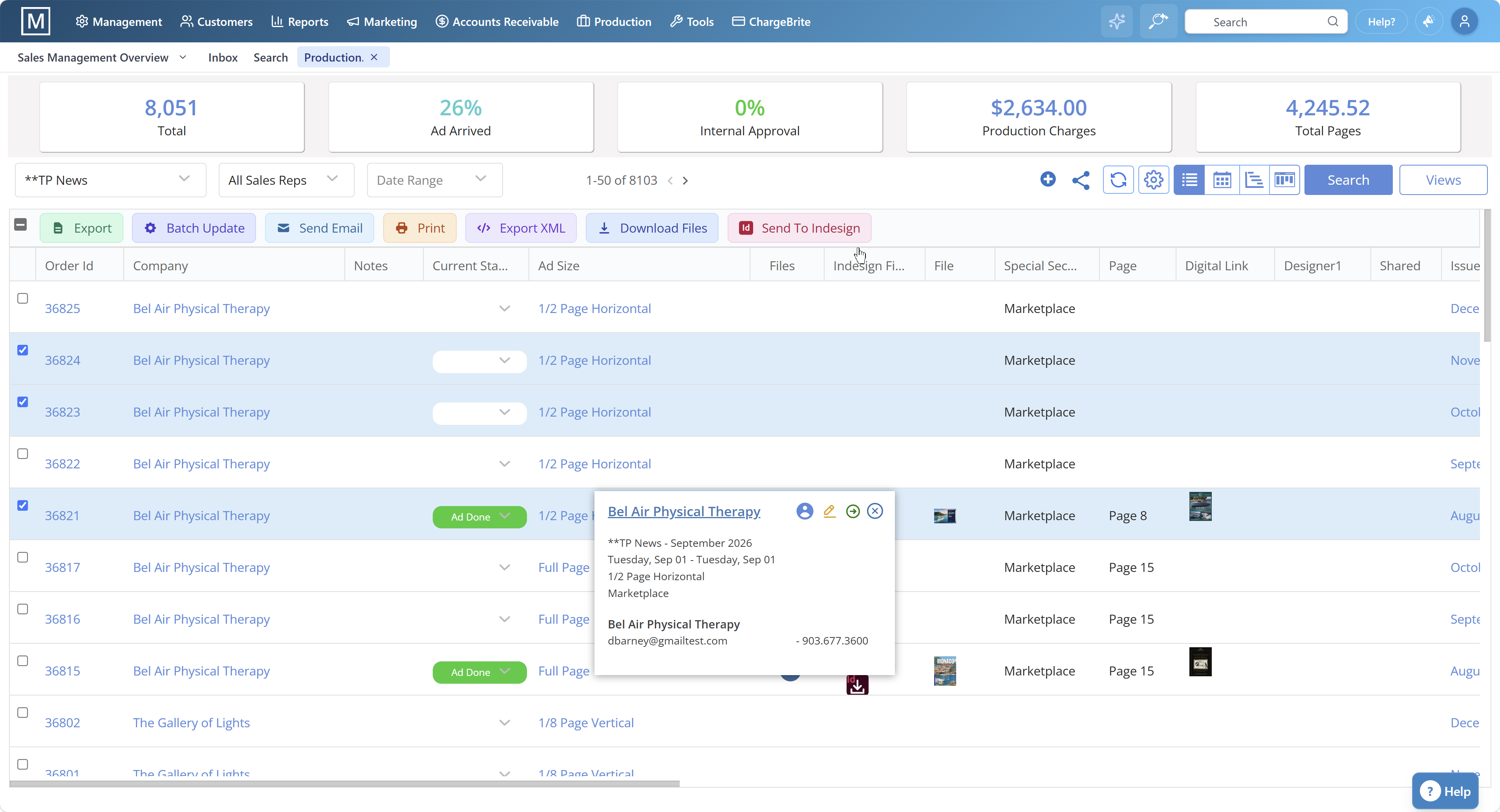 Product screenshots